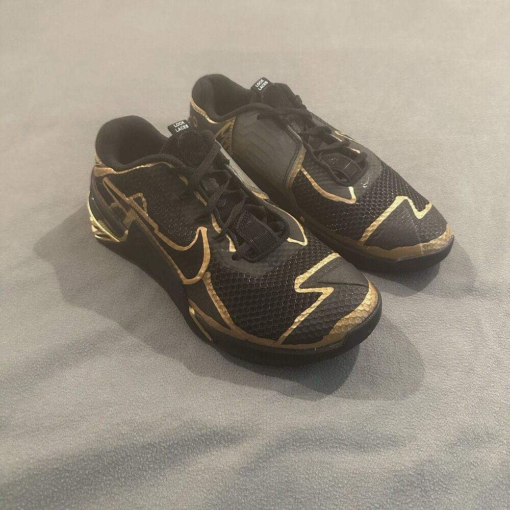 Nike Metcon 7 Mat Fraser Sneakers PE Metallic Gold Mens 7.5 DA8103-007 Training